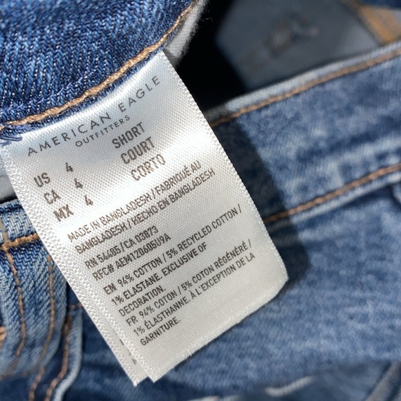 American Eagle jeans 90s straight size 4 shirt - Picture 3 of 8